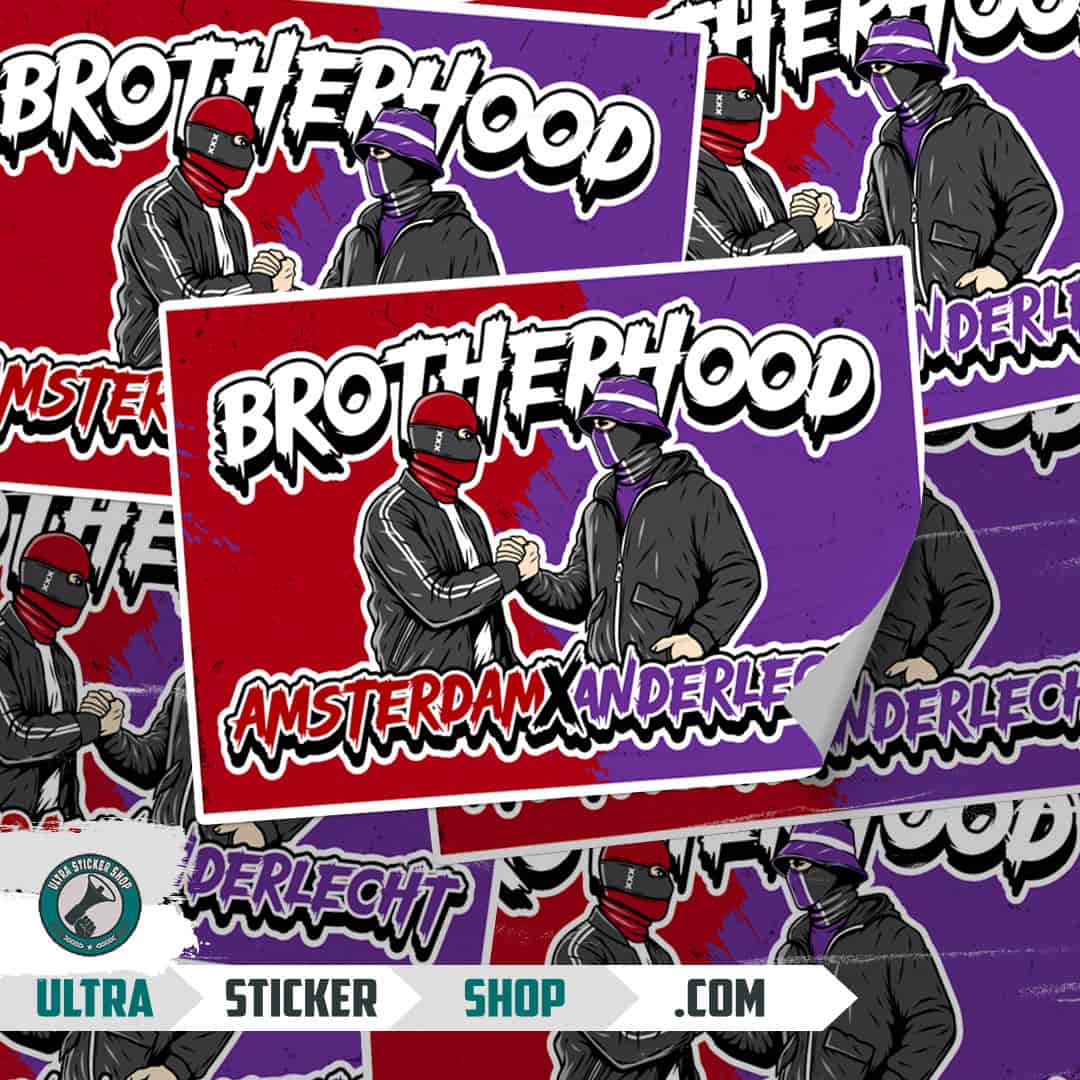 Brotherhood Amsterdam X Anderlecht Nalepnice