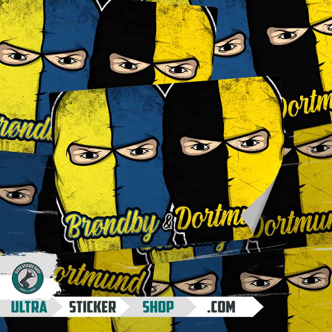 Brøndby X Dortmund Nalepnice