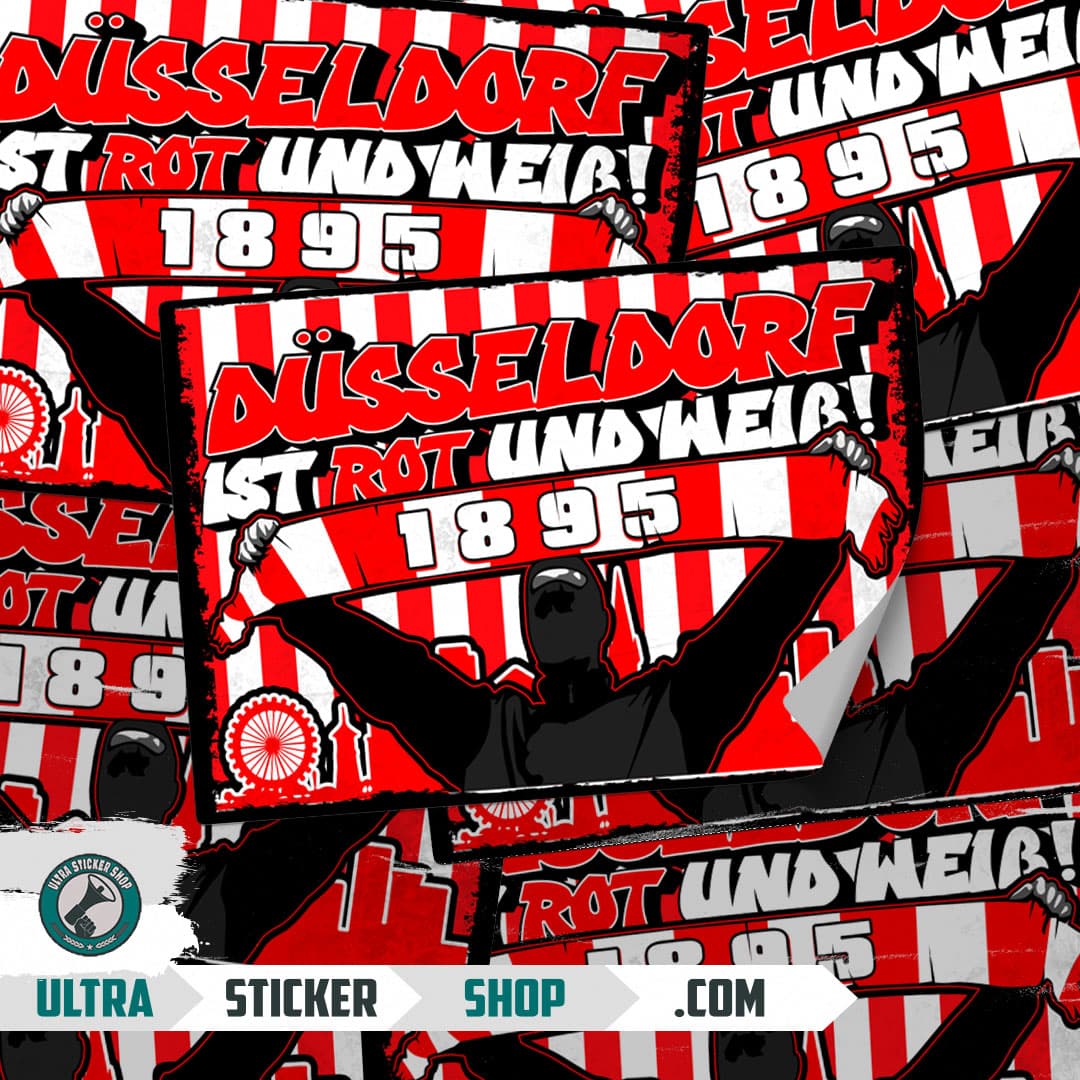 Dusseldorf ist rot und weiss!