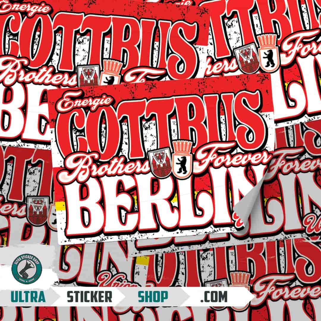 Energie Cottbus Brothers Forever Berlin union Nálepky