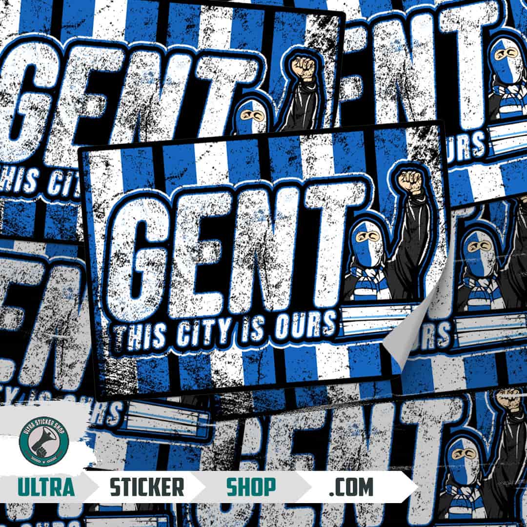 Gent this city is ours Nalepnice