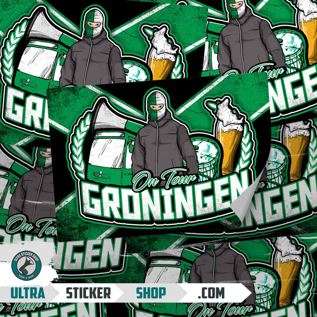 Groningen on tour Nalepnice