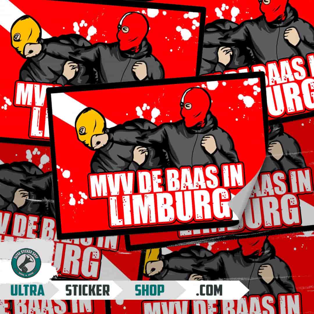 MVV de baas in Limburg Nalepnice