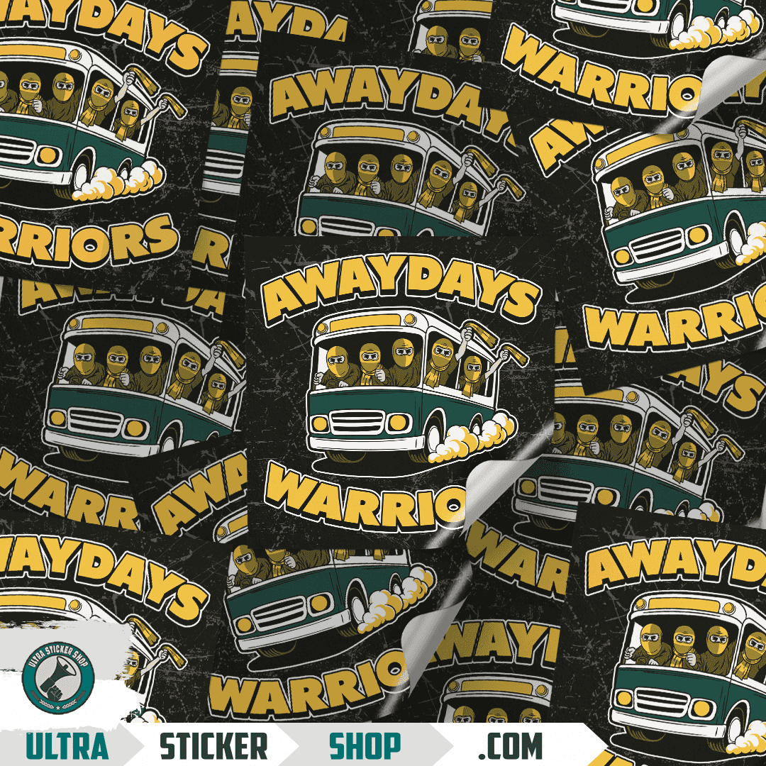 AwayDays Warriors Aufkleber
