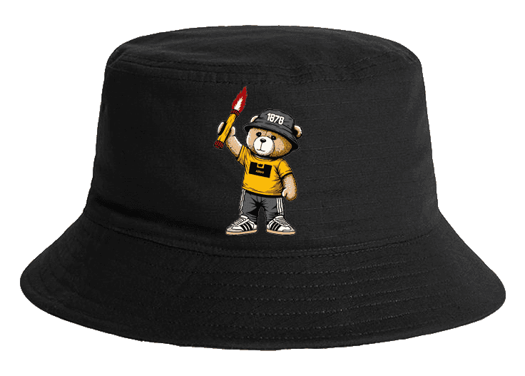 Alloa 1878 bear Bucket Hat