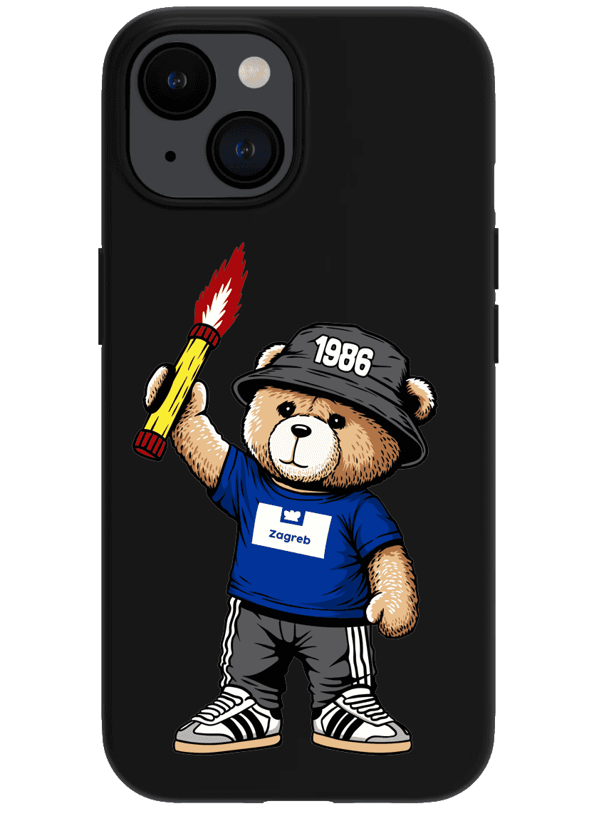 Zagreb 1986 bear iPhone-Hülle