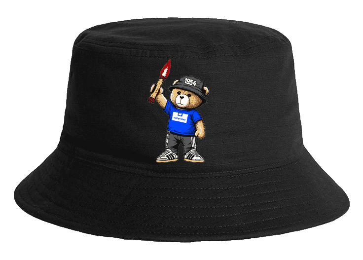 Ballybofey 1954 bear Bucket Hat