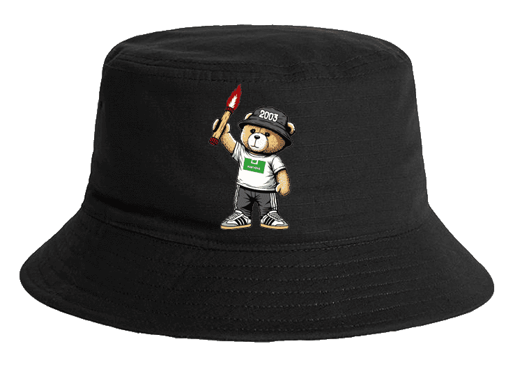 Karviná 2003 bear Chapéu bucket