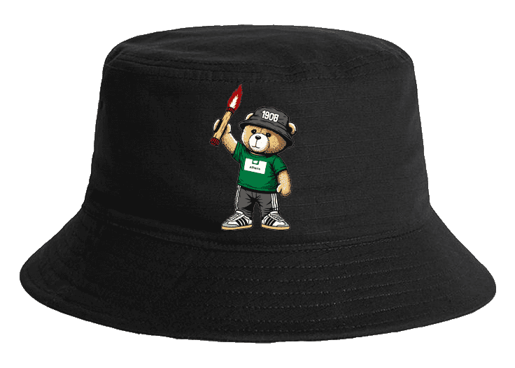 Athens 1908 bear Bucket Hat