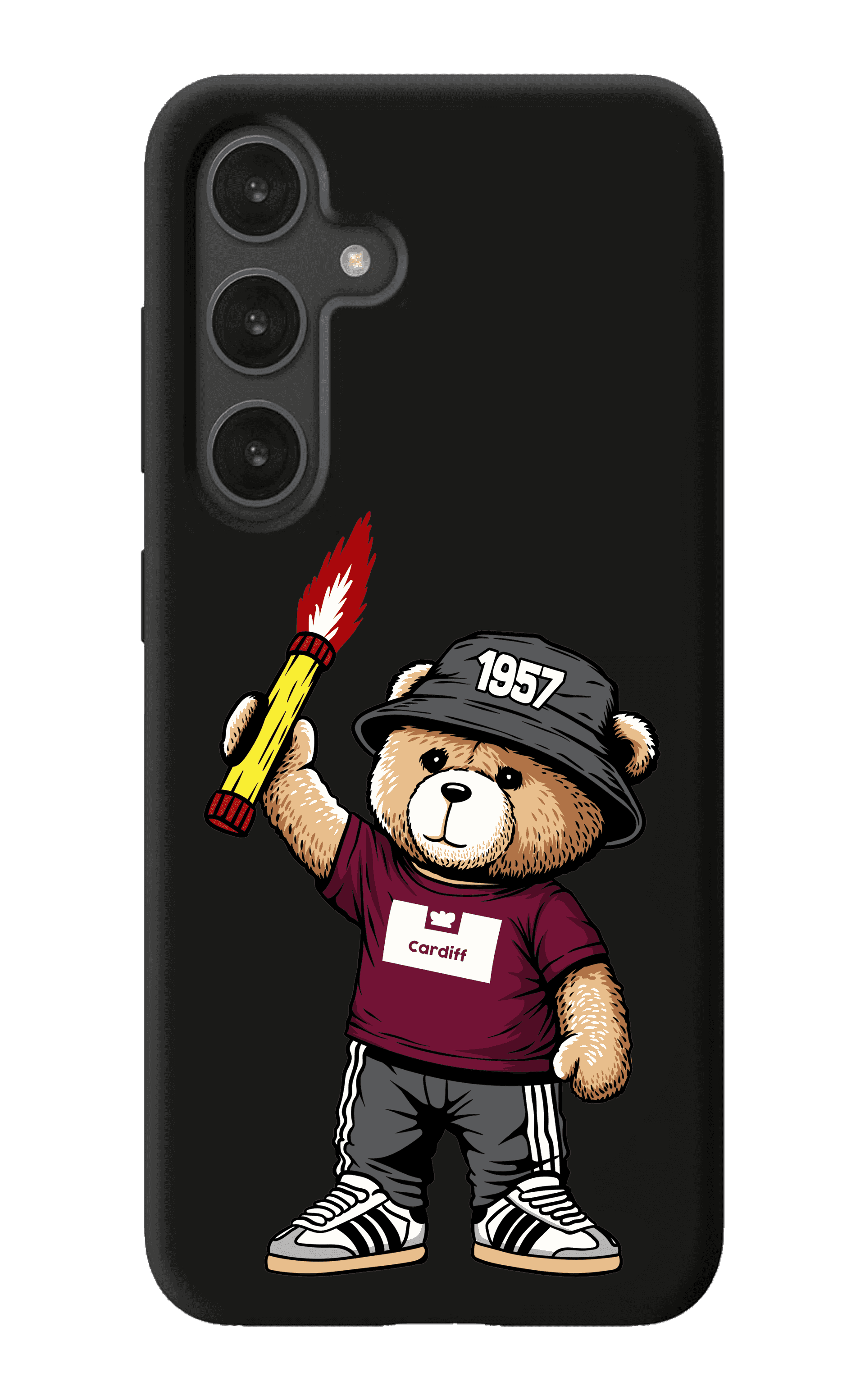Cardiff 1957 bear Θήκη Samsung