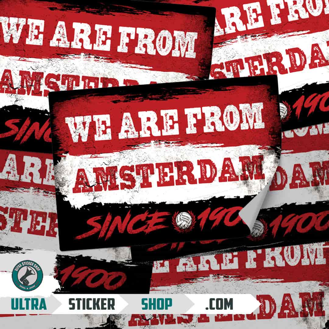 We are from Amsterdam since 1900 Nalepnice