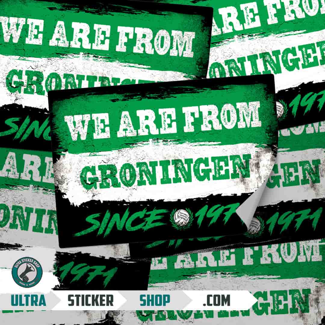 We are from Groningen since 1971 Nálepky