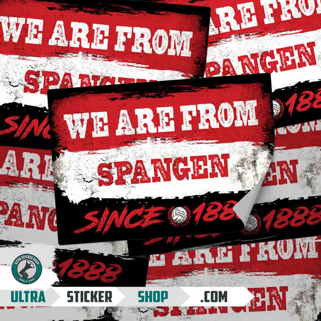 We are from Spangen since 1888 Naklejki