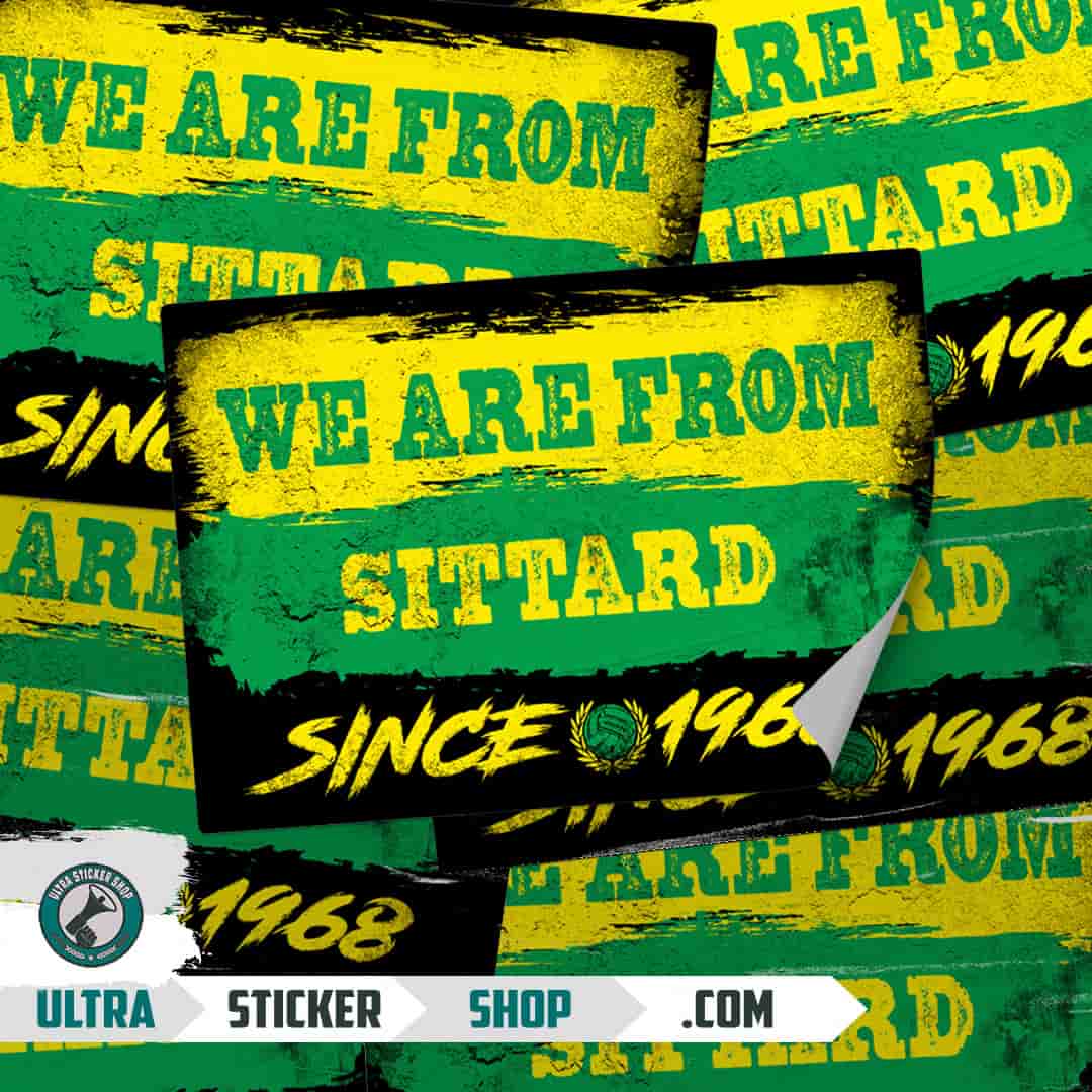 We are from Sittard since 1968 Naklejki