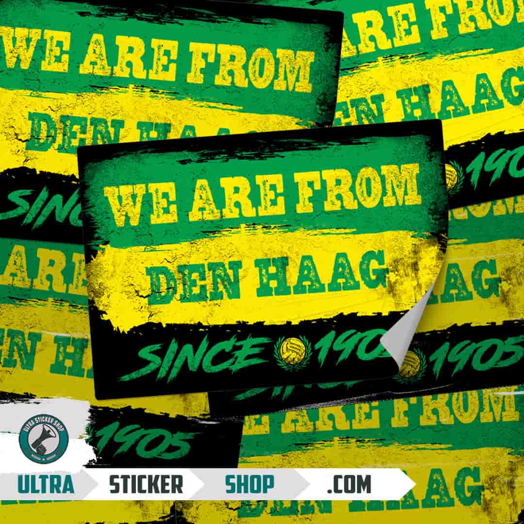 We are from Den Haag since 1905 Nalepnice