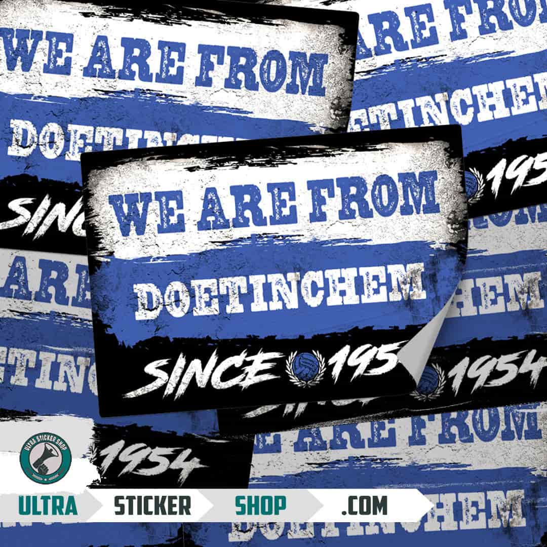 We are from Doetinchem since 1954 Adesivos