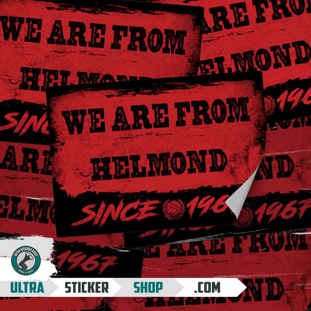 We are from Helmond since 1967 Aufkleber