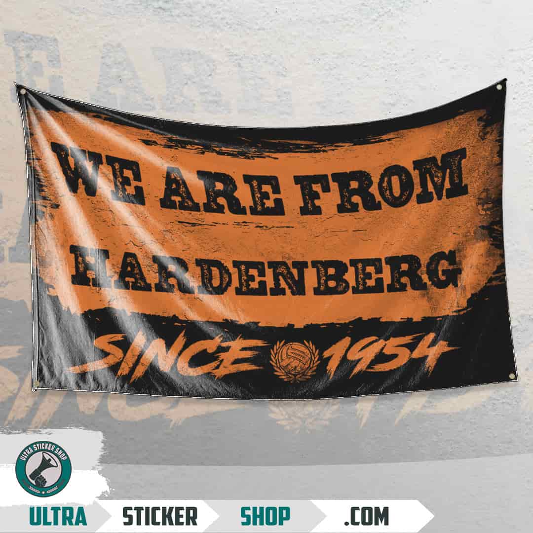 We are from Hardenberg since 1954 Flagge