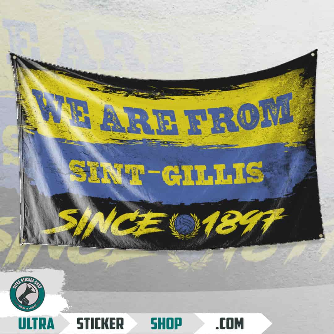 We are from Sint-Gillis since 1897 Flagga
