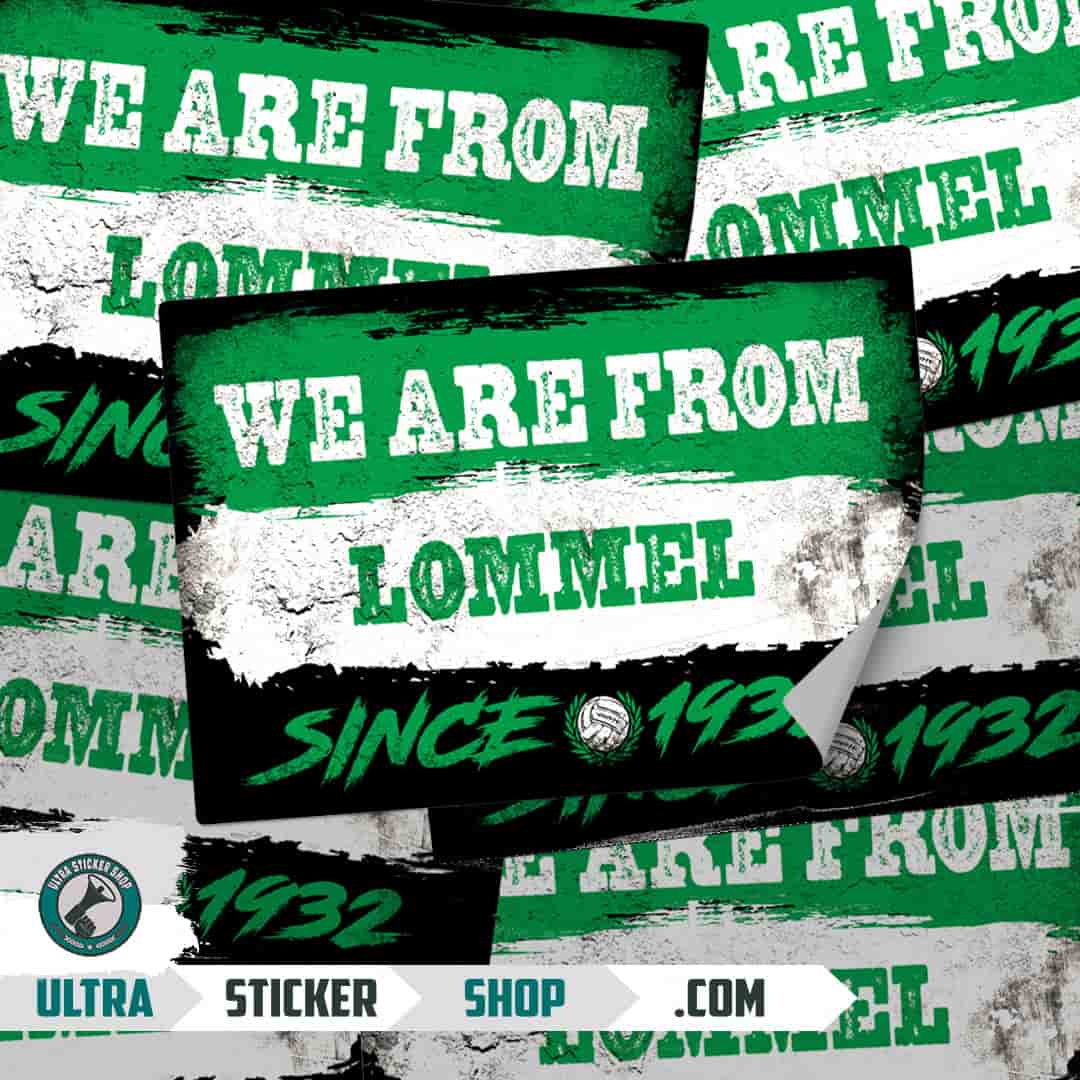 We are from Lommel since 1932 Nálepky