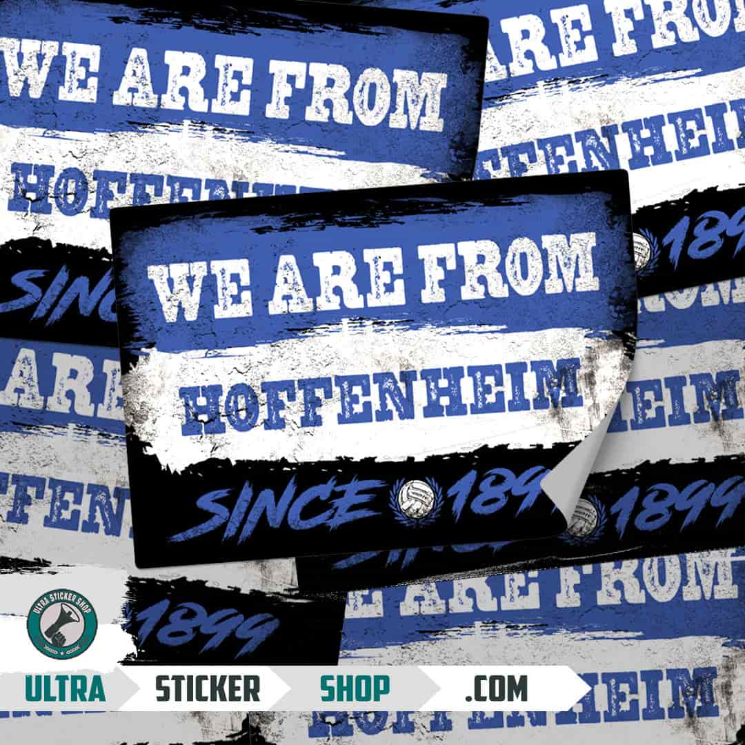 We are from Hoffenheim since 1899 Nálepky