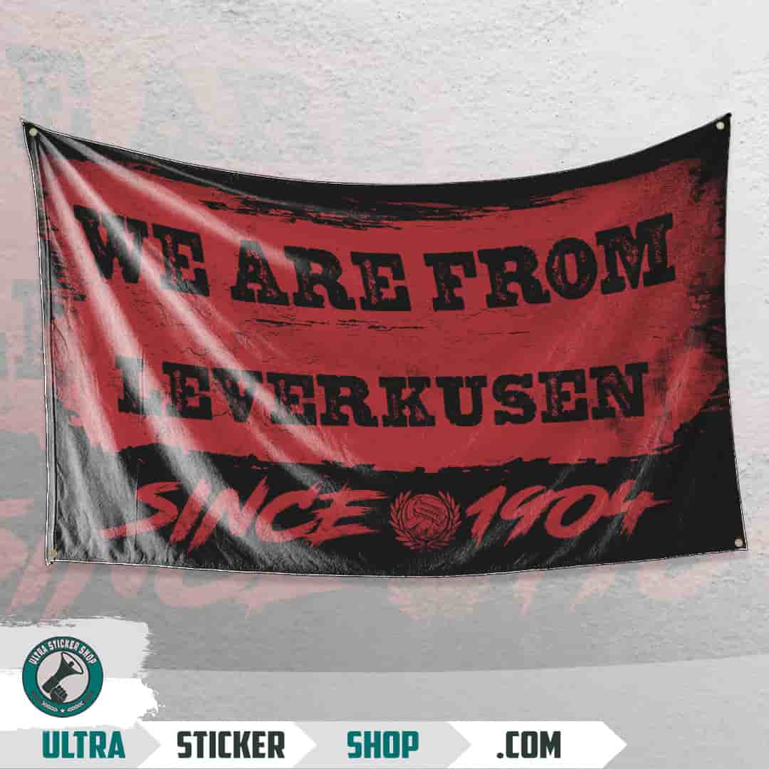 We are from Leverkusen since 1904 Vlajka