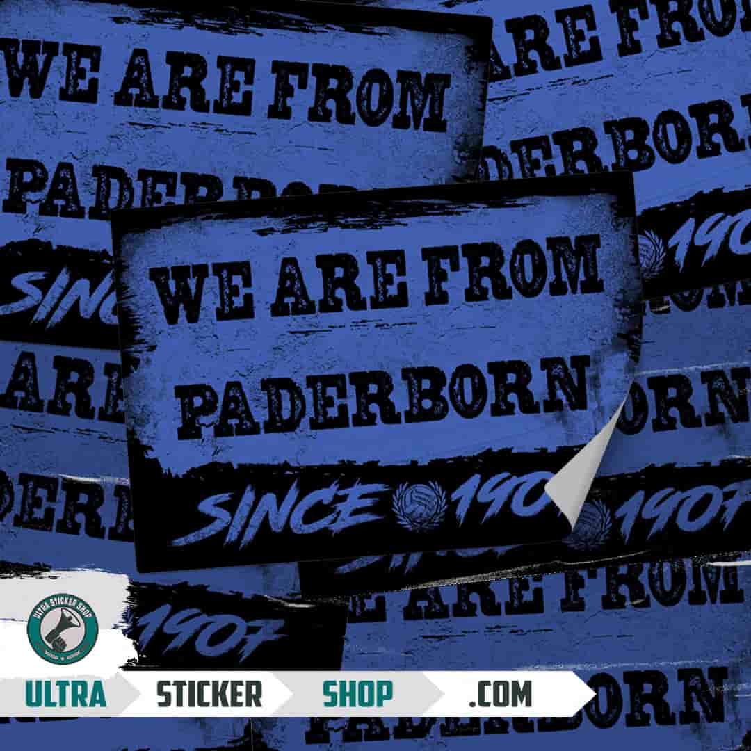 We are from Paderborn since 1907 Nálepky