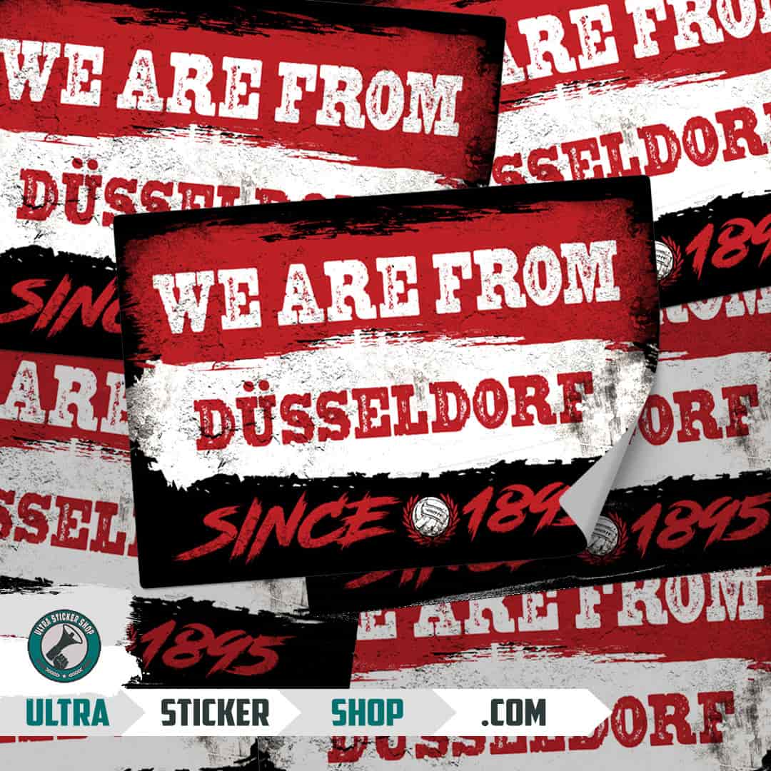 We are from Düsseldorf since 1895 Nalepnice