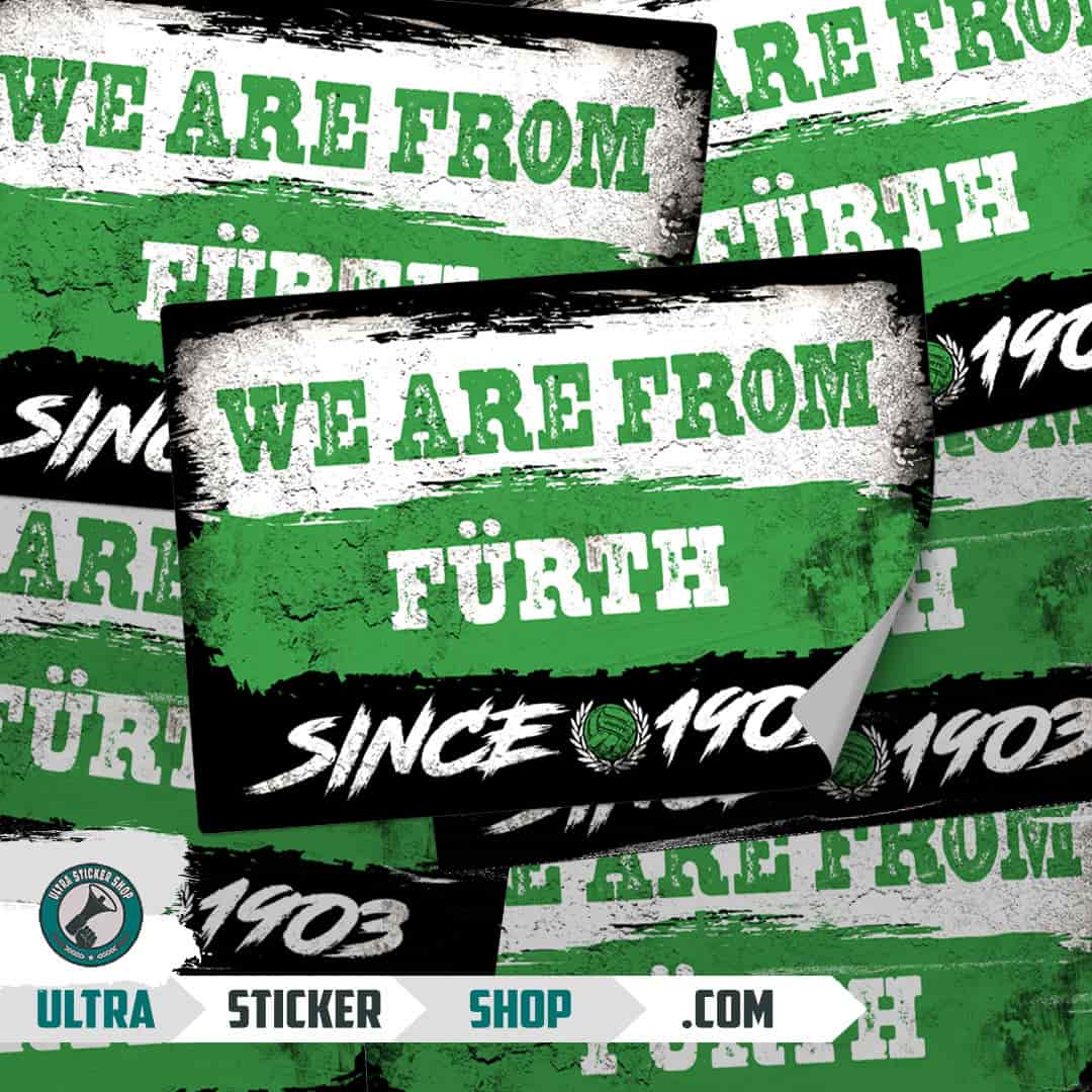 We are from Fürth since 1903 Nalepnice