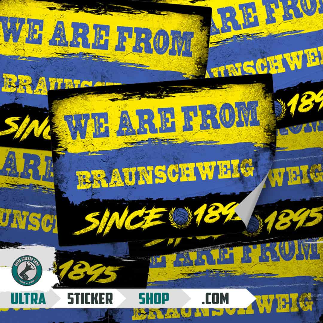We are from Braunschweig since 1895 Nalepnice