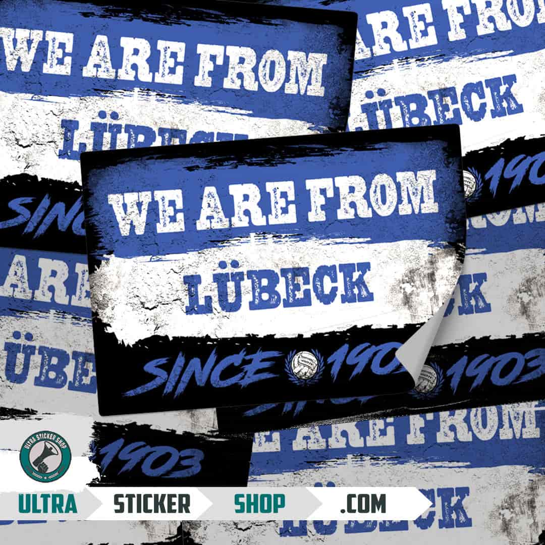 We are from Lübeck since 1903 Nalepnice