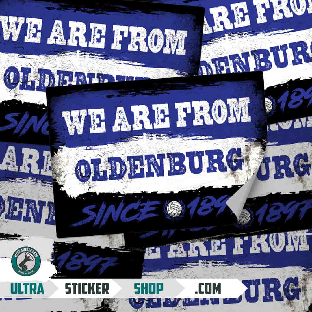 We are from Oldenburg since 1897 Autocolante