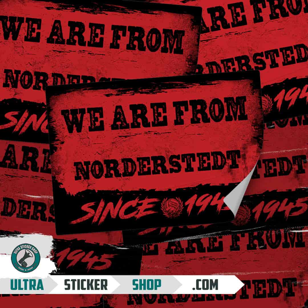 We are from Norderstedt since 1945 Nálepky