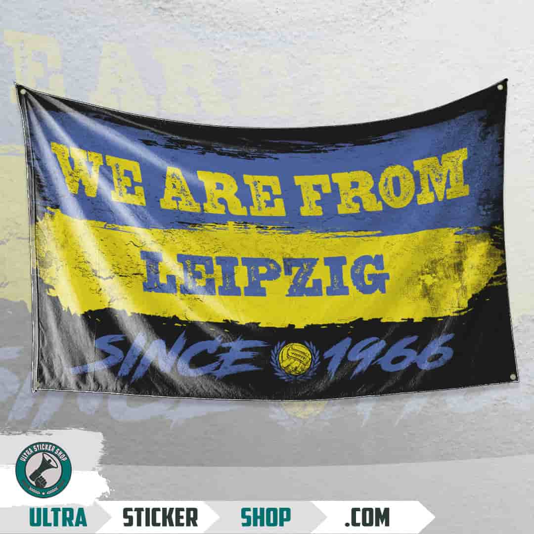 We are from Leipzig since 1966 Vlajka