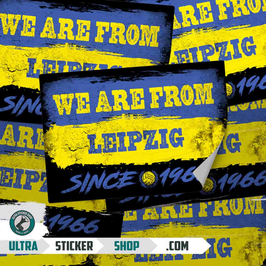 We are from Leipzig since 1966 Klistermærker