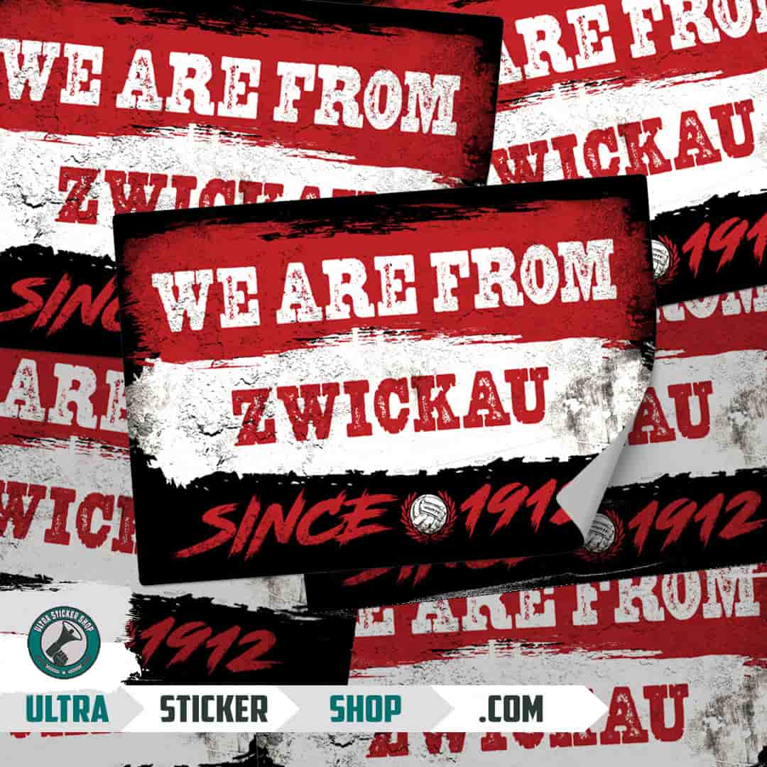 We are from Zwickau since 1912 Nalepnice