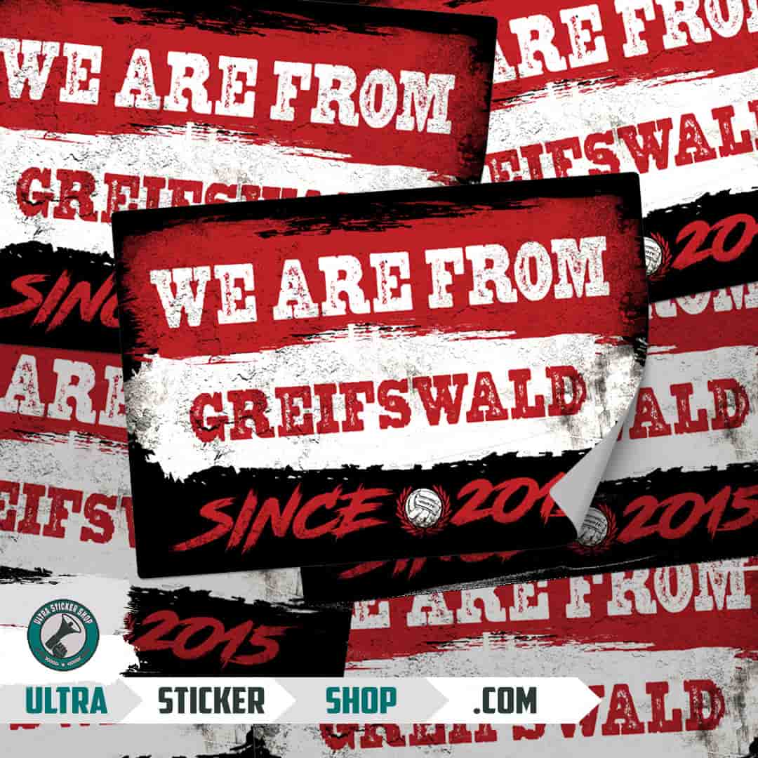 We are from Greifswald since 2015 Nalepnice