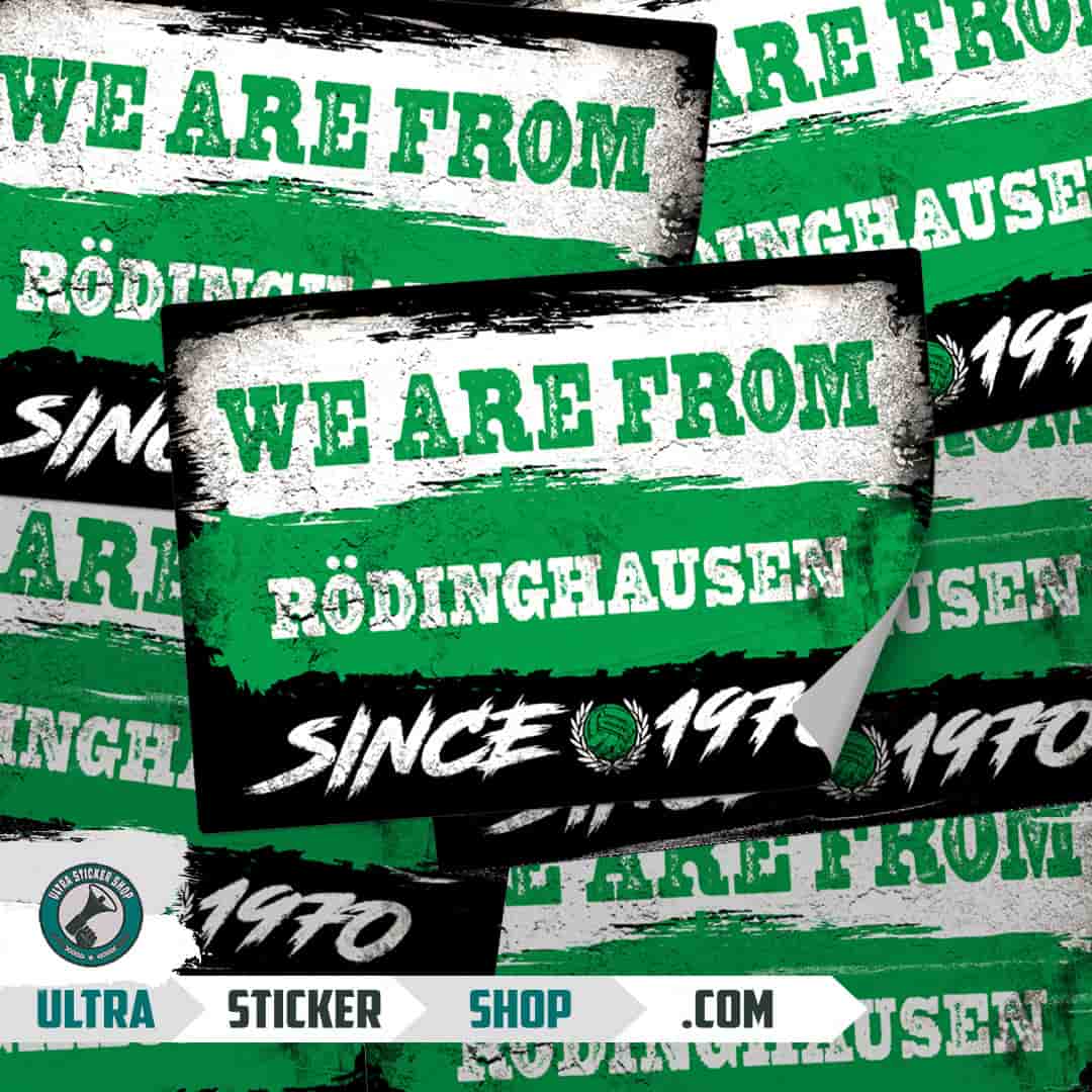 We are from Rödinghausen since 1970 Nalepnice