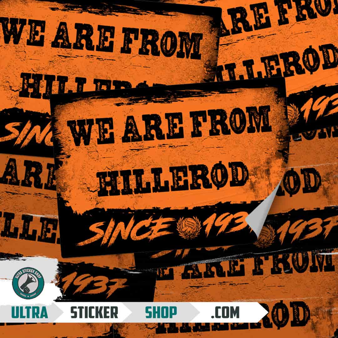 We are from Hillerød since 1937 Nalepnice