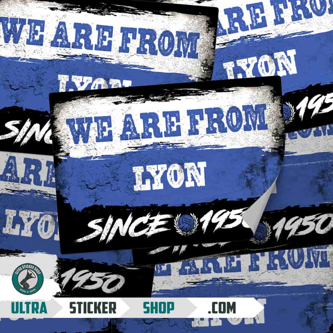 We are from Lyon since 1950 Nalepnice