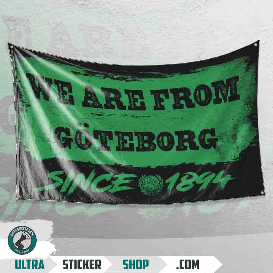 We are from Göteborg since 1894 Zastava