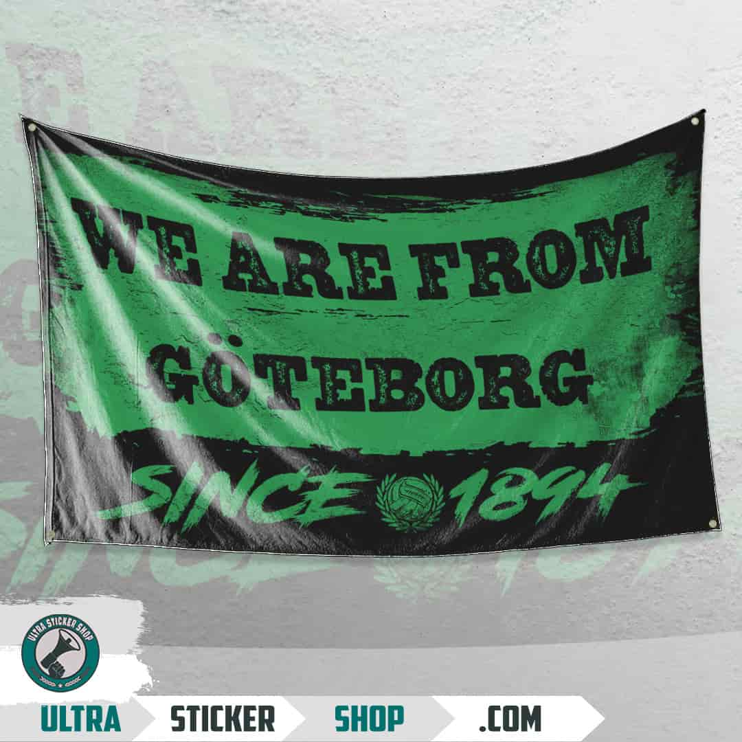 We are from Göteborg since 1894 Zastava