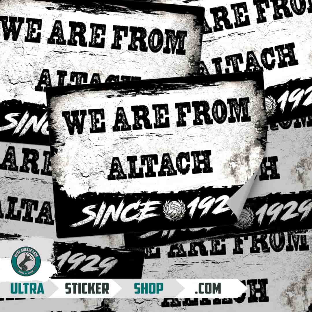 We are from Altach since 1929 Aufkleber