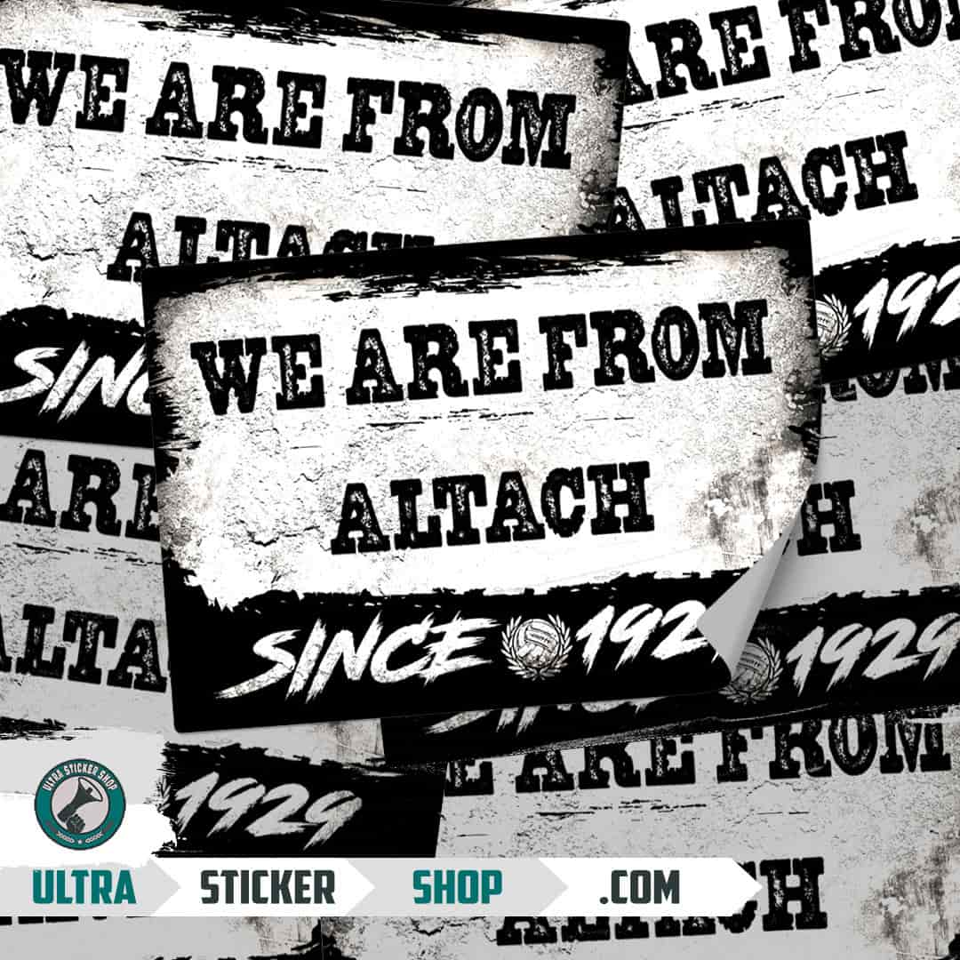 We are from Altach since 1929 Aufkleber
