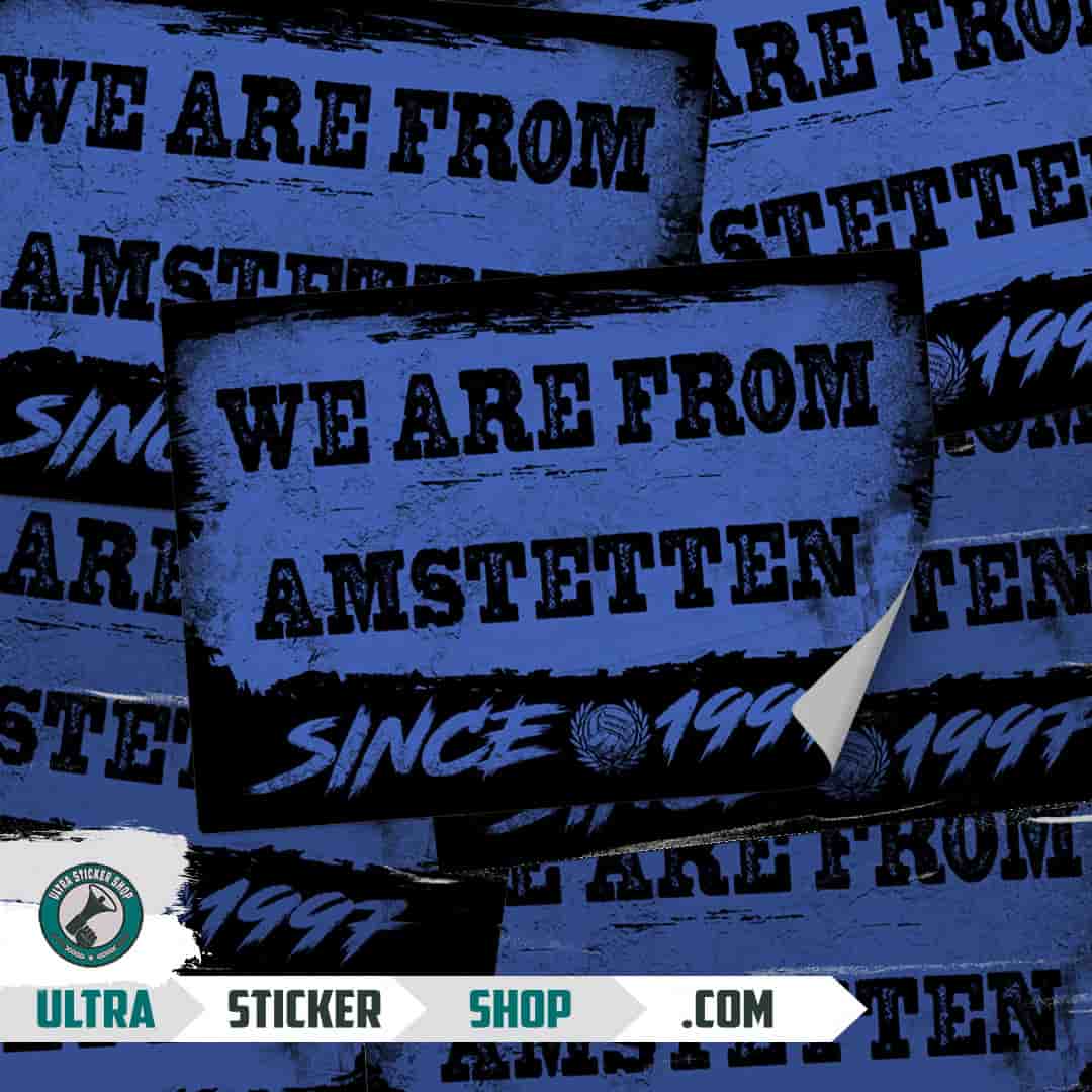 We are from Amstetten since 1997 Klistremerker