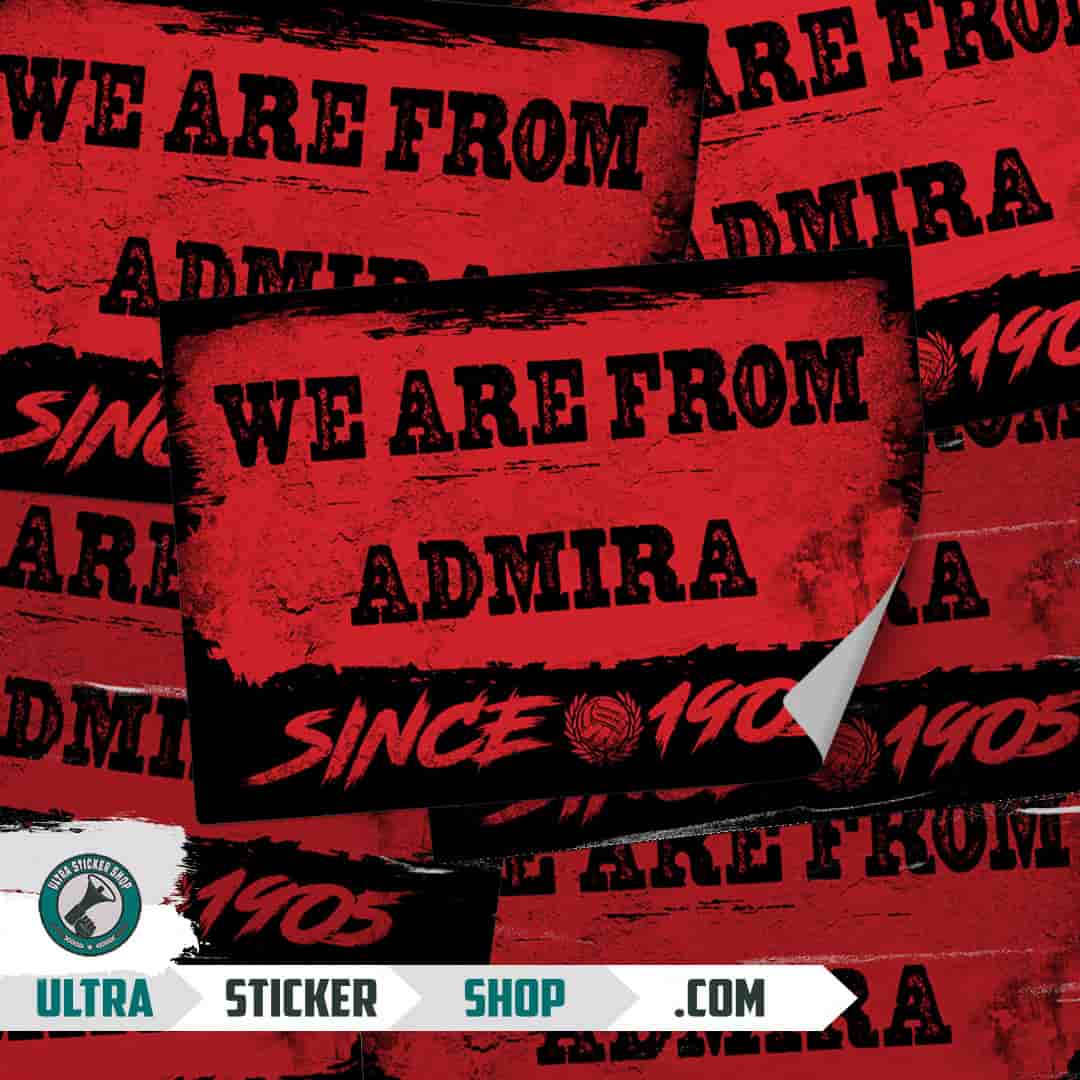We are from Admira since 1905 Adesivi
