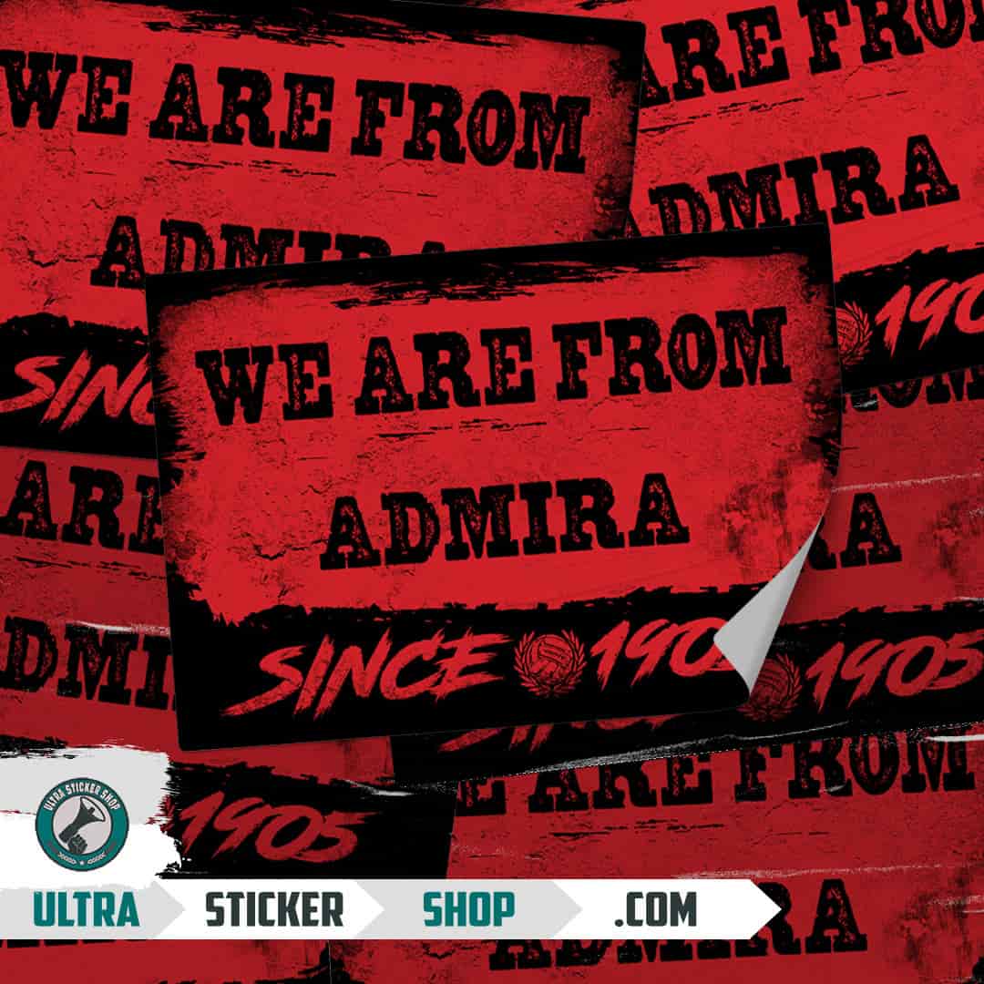 We are from Admira since 1905 Adesivi