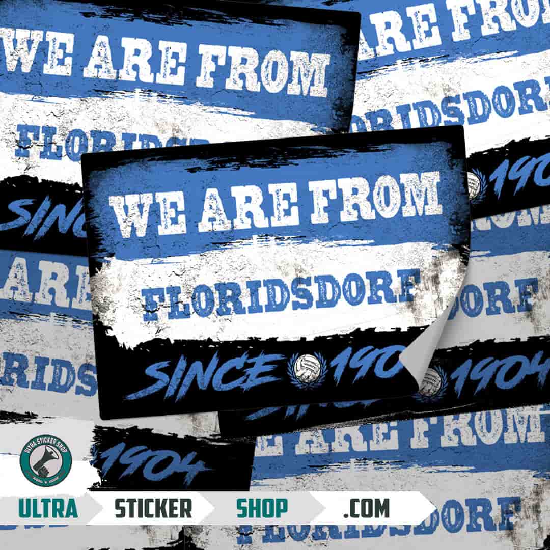 We are from Floridsdorf since 1904 Adesivi