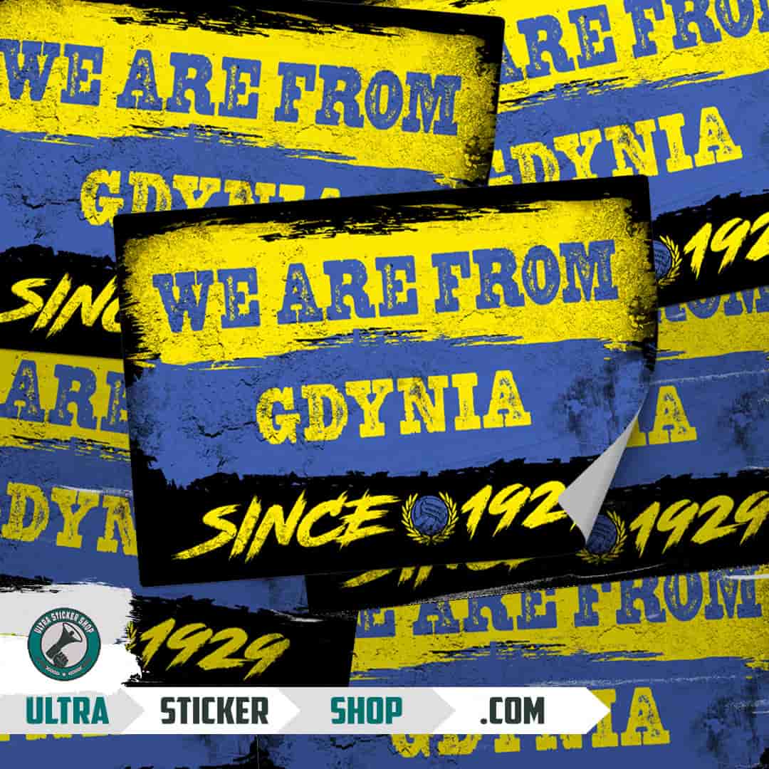 We are from Gdynia since 1929 Aufkleber