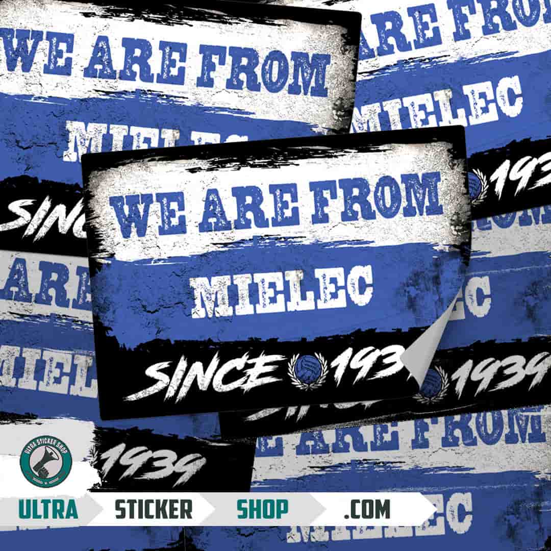 We are from Mielec since 1939 Stickers